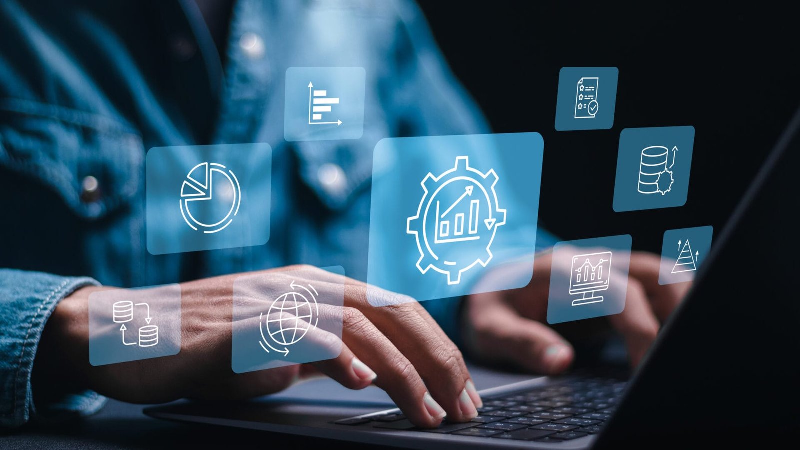 Cybersecurity professional monitoring security dashboard